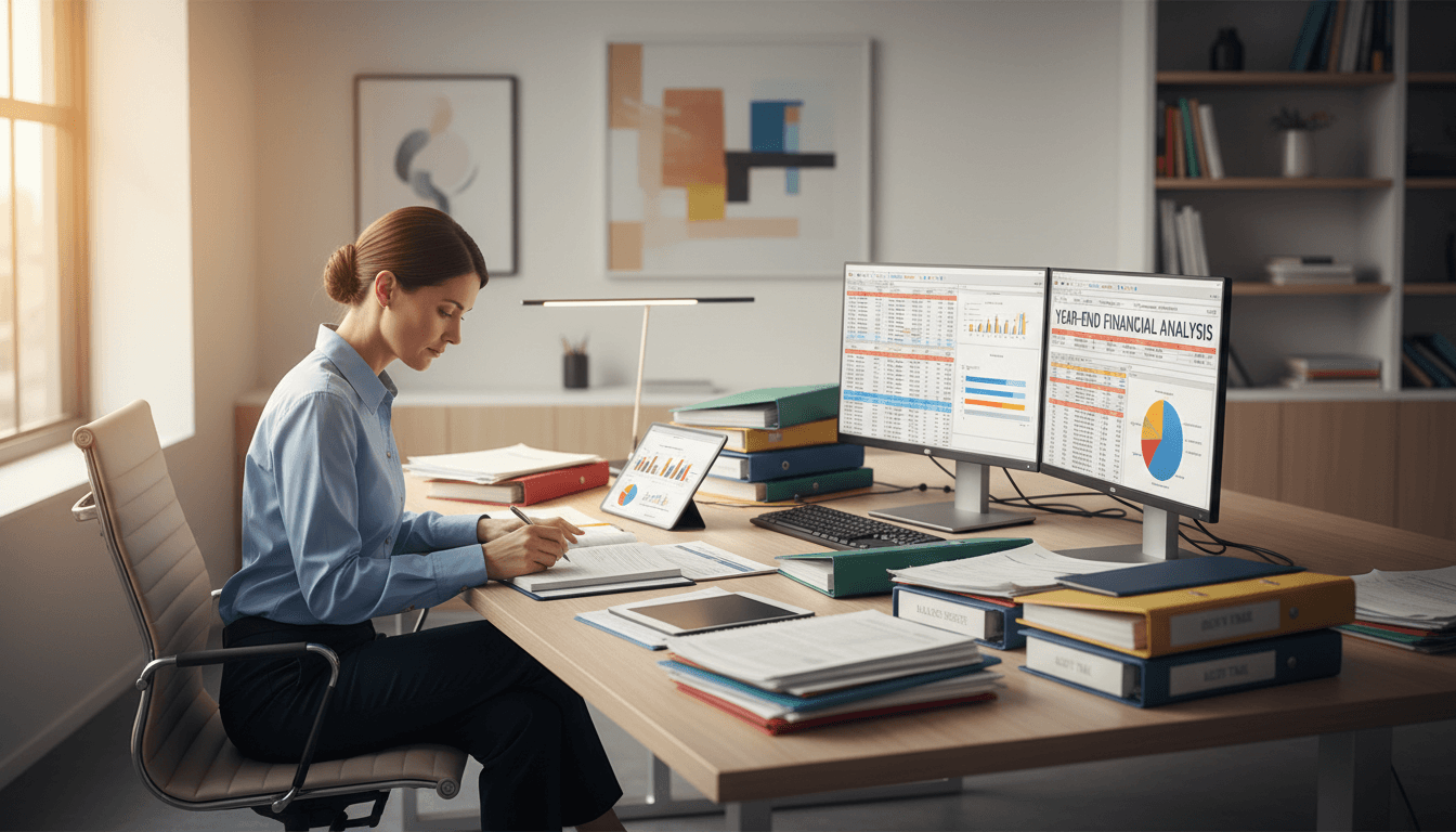 Year-end accounting preparation